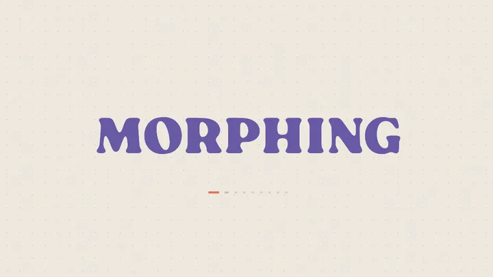 MorphingText preview