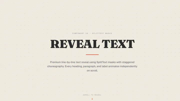 RevealText preview