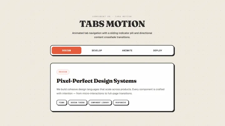 TabsMotion preview